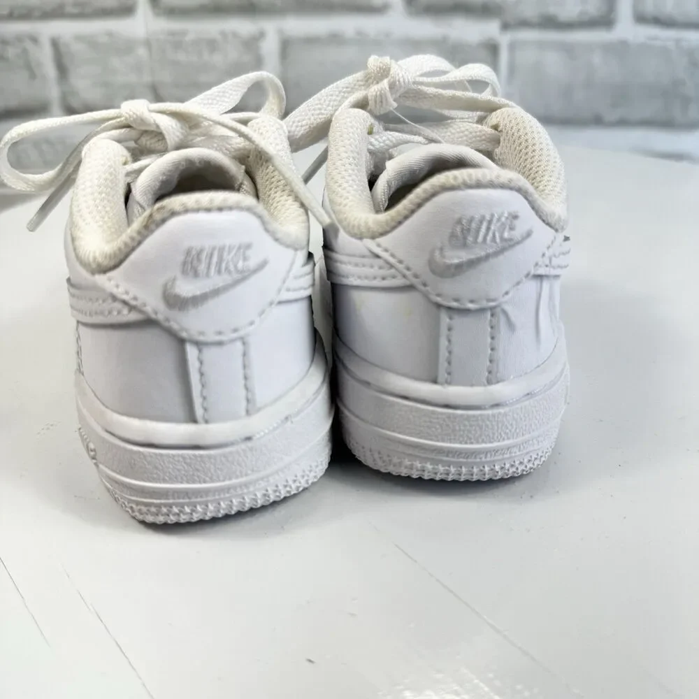 Nike Air Force 1 Low Toddler Size 5 C Triple White Athletic Shoes Sneakers